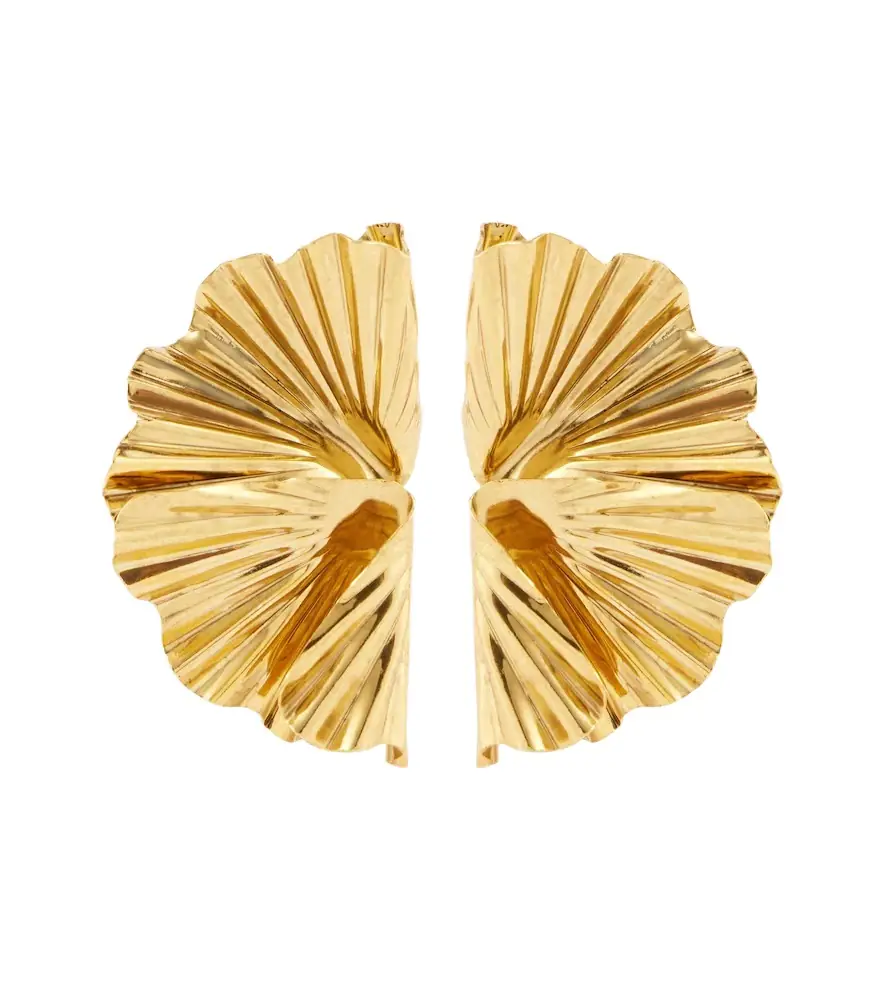 Jennifer Behr Darya 18kt gold-plated earrings