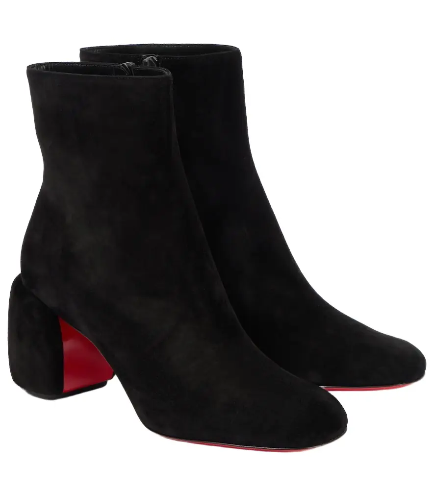 Christian Louboutin Minny Booty 70 suede ankle boots