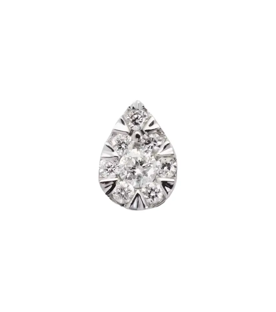 Persee Persée Piercing 18kt white gold single earring with diamonds