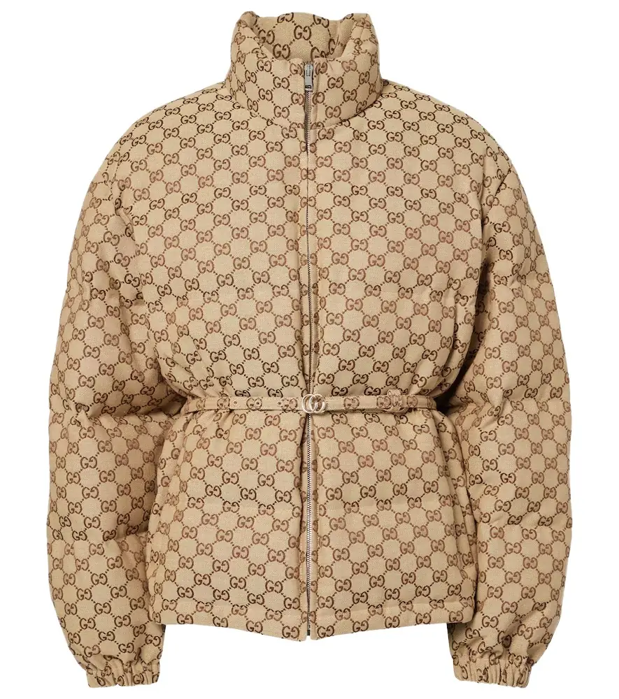 Gucci GG Canvas down jacket