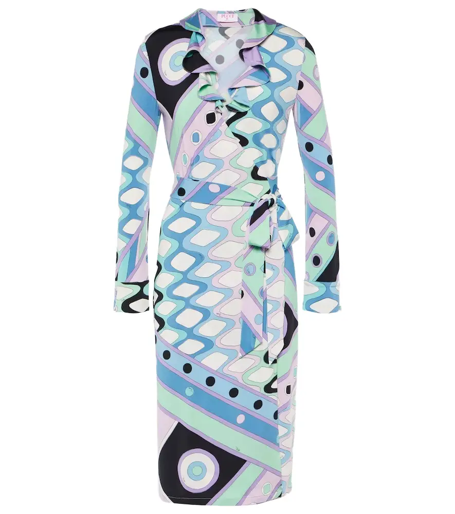 Pucci Vivara wrap dress