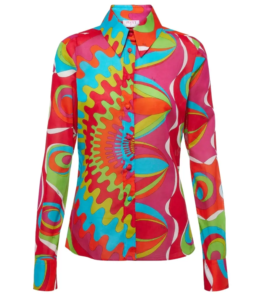 Pucci Bersaglio cotton shirt