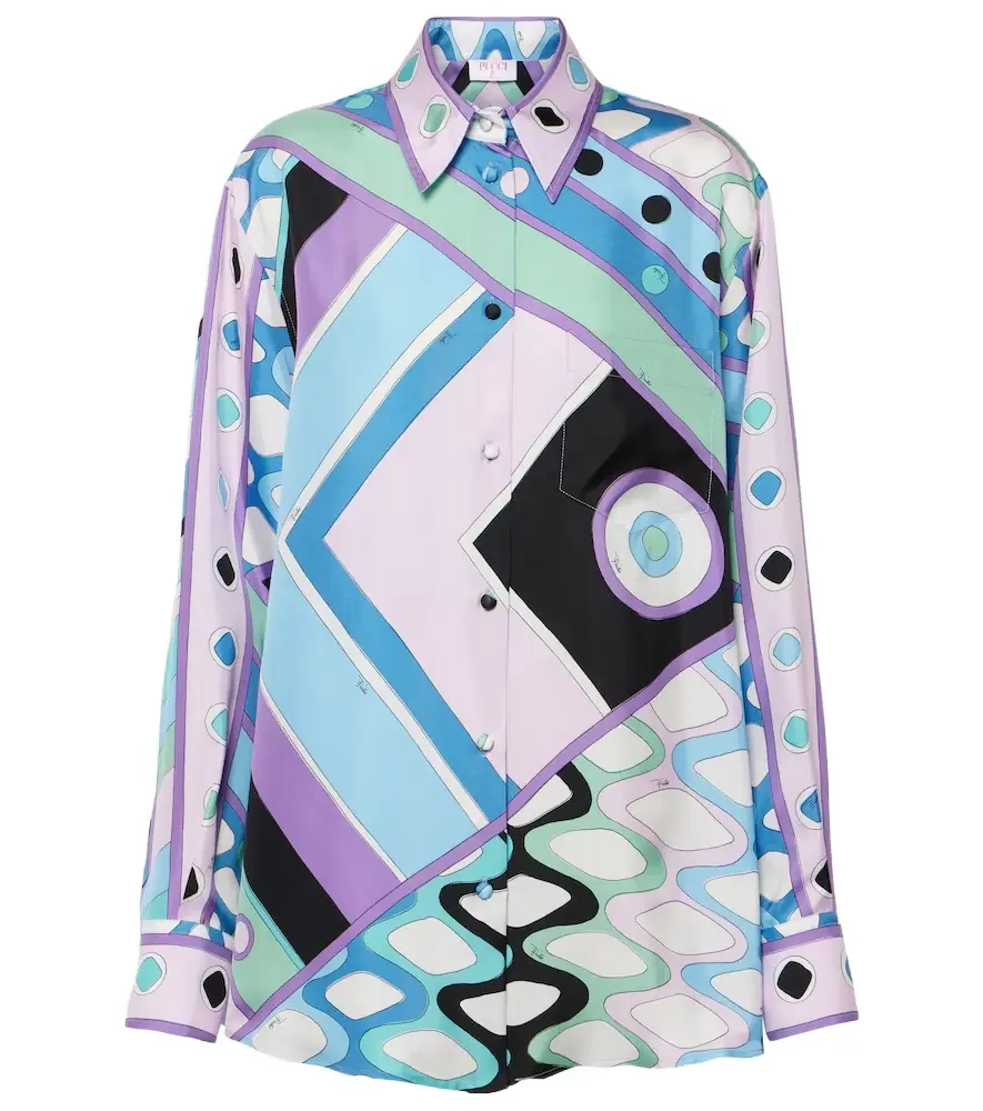 Pucci Vivara silk twill shirt