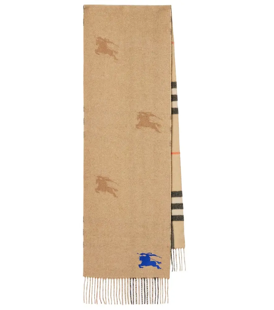 Burberry Check EKD cashmere scarf