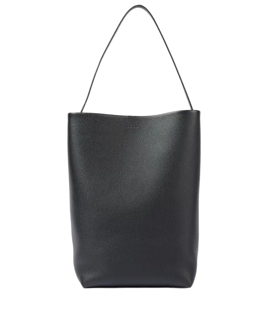 The Row Park Large N/S leather tote bag