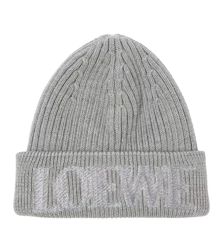 Loewe Logo wool beanie