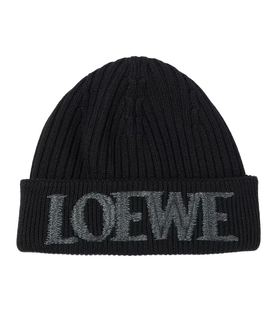 Loewe Logo wool beanie
