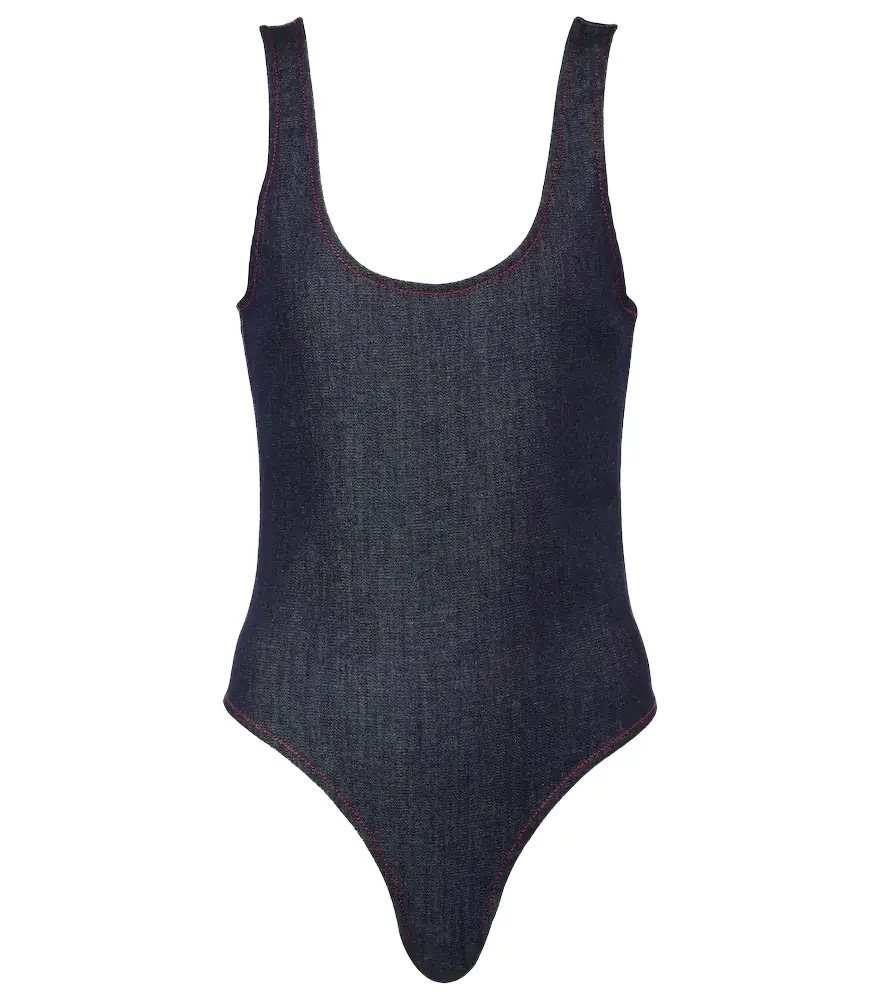 Alaia Alaïa Denim bodysuit