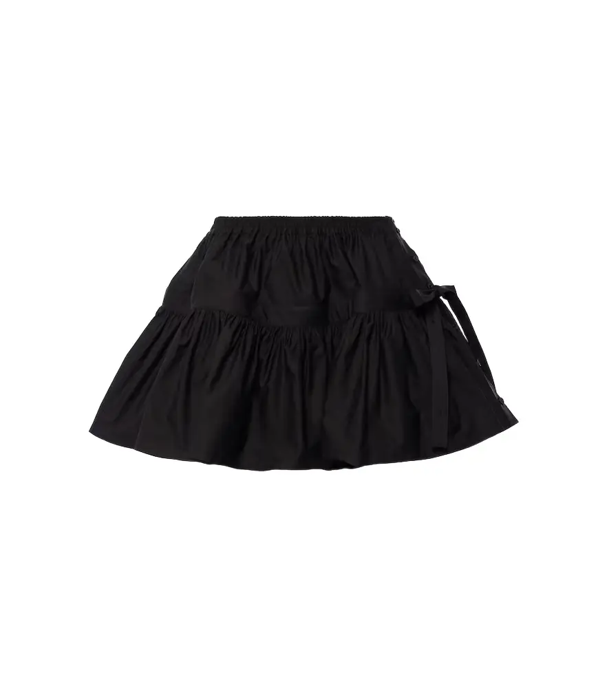 Alaia Alaïa Deesser bow-detail miniskirt