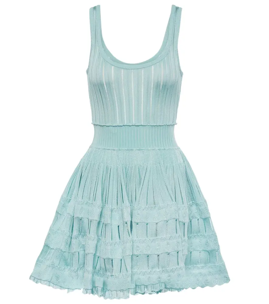 Alaia Alaïa Open-knit minidress