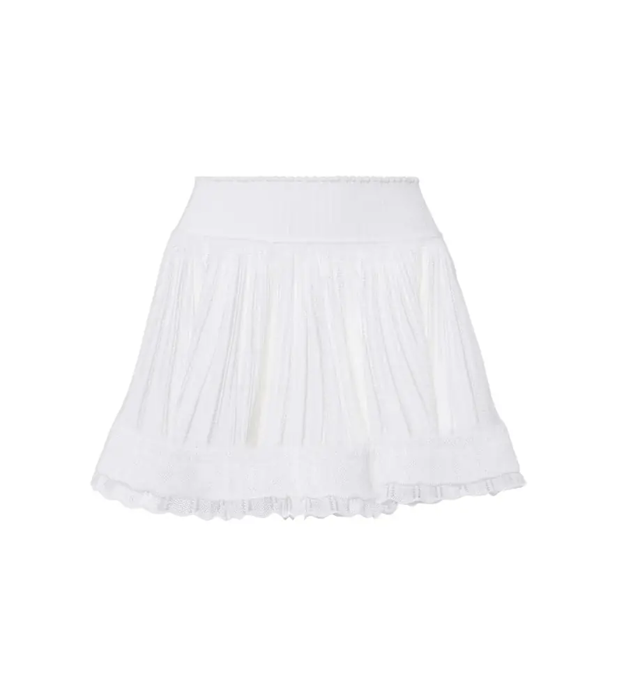 Alaia Alaïa Crinoline pleated shorts