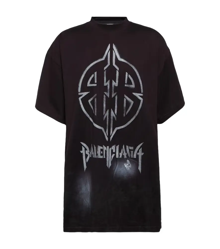 Balenciaga Metal BB cotton jersey T-shirt