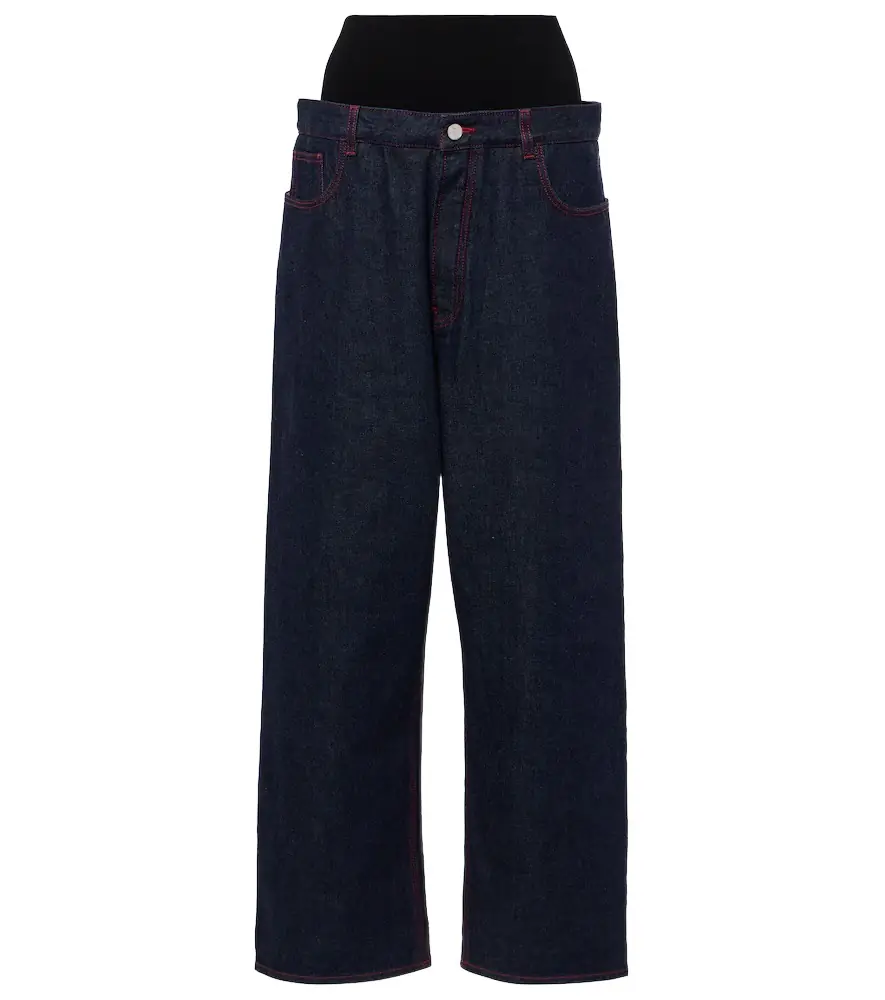 Alaia Alaïa Low-rise wide-leg jeans