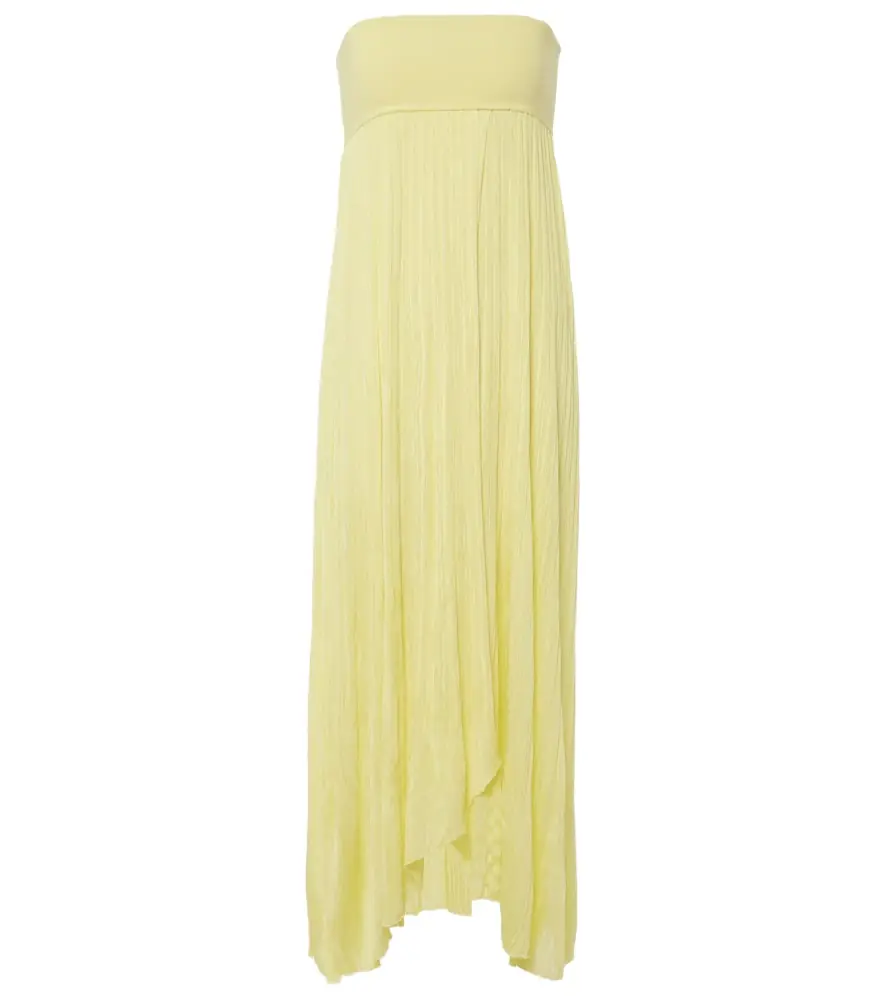 Alaia Alaïa Pleated bustier dress
