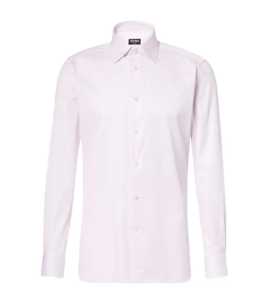 Zegna Trofeo striped cotton shirt