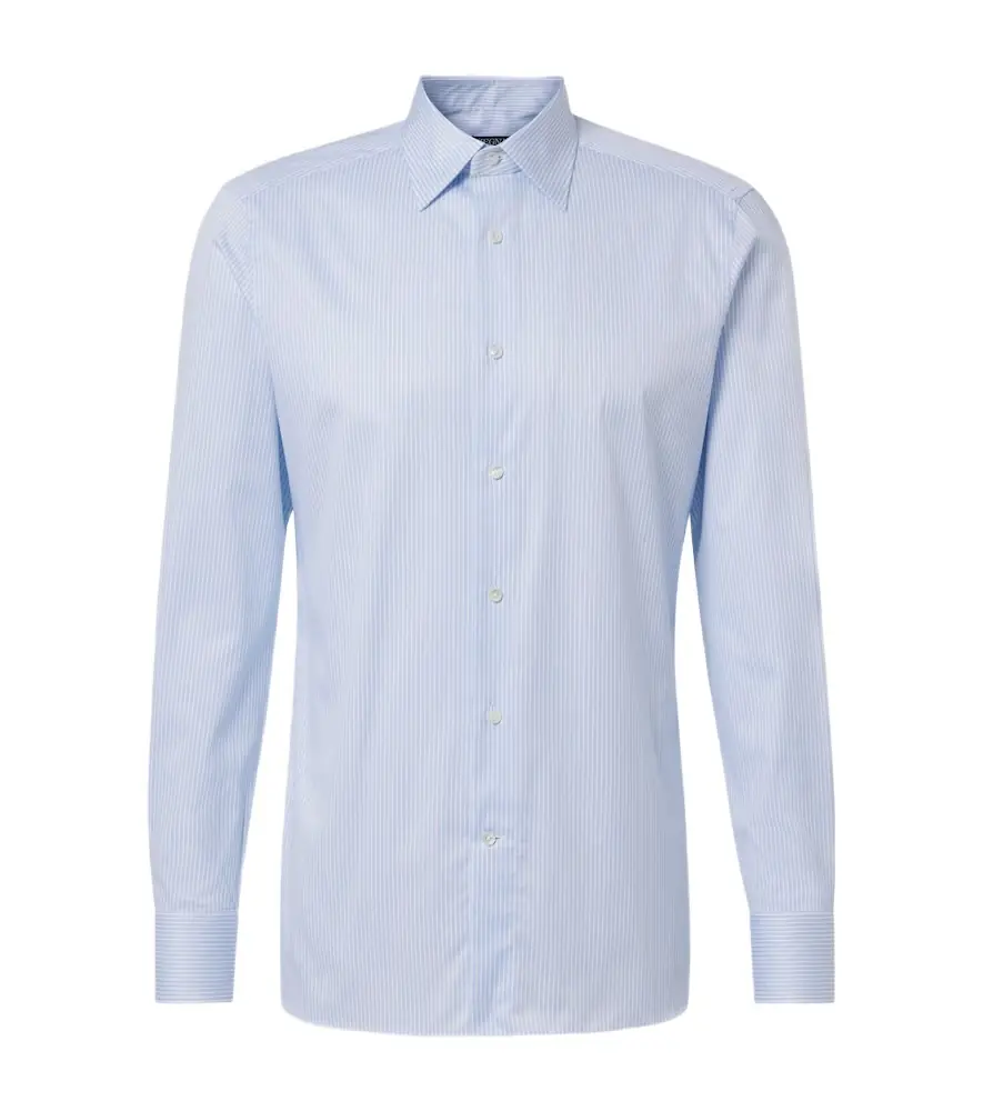Zegna Trofeo striped cotton shirt