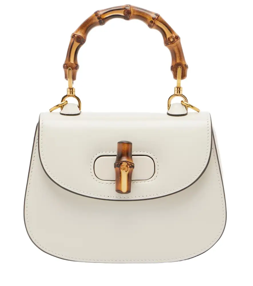 Gucci Bamboo 1947 Mini leather top-handle bag
