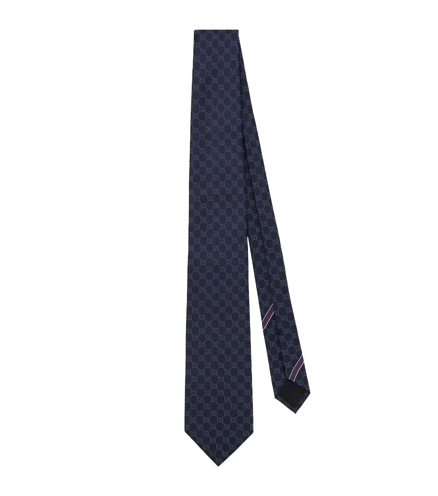 Gucci GG silk twill tie