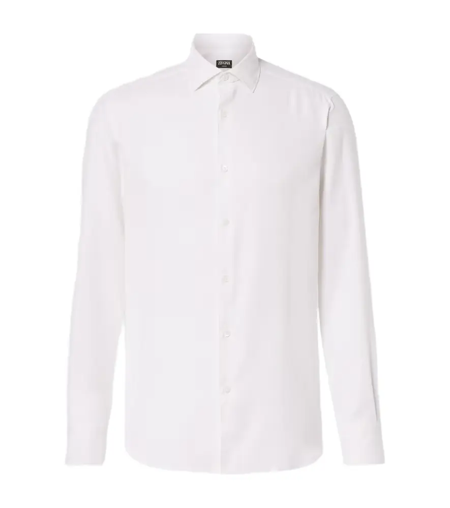 Zegna Cashco cotton and cashmere shirt