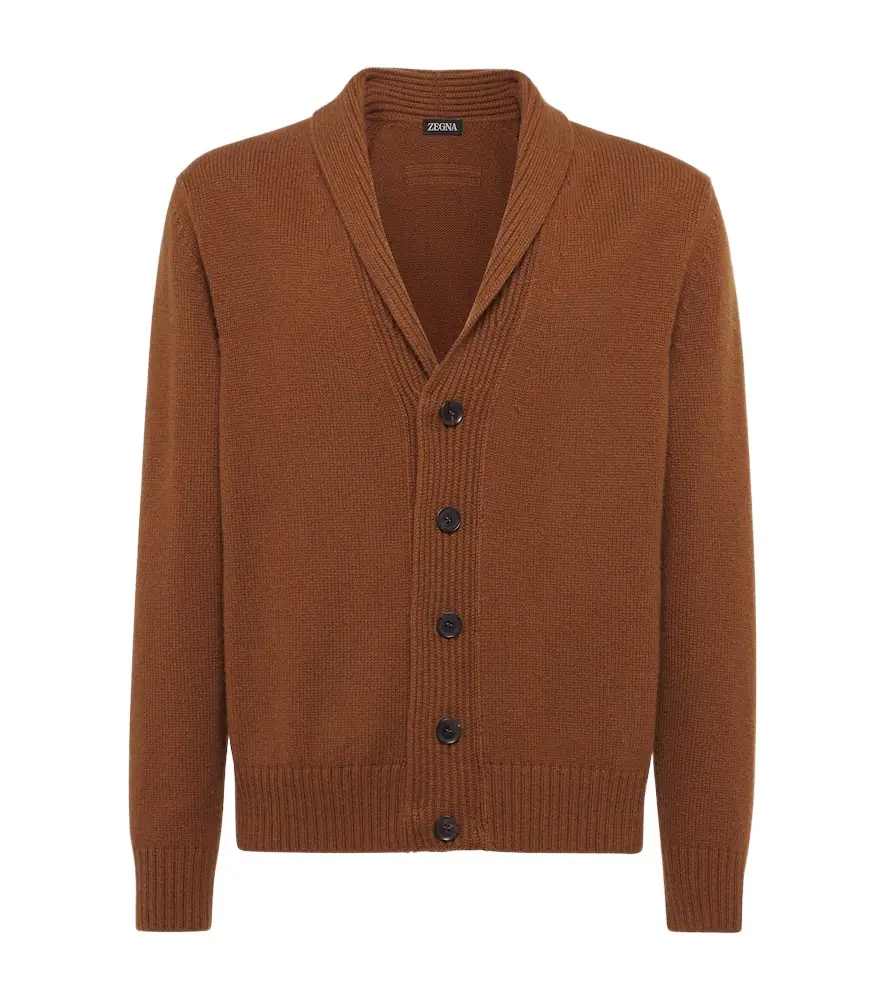 Zegna Cashmere and mohair cardigan