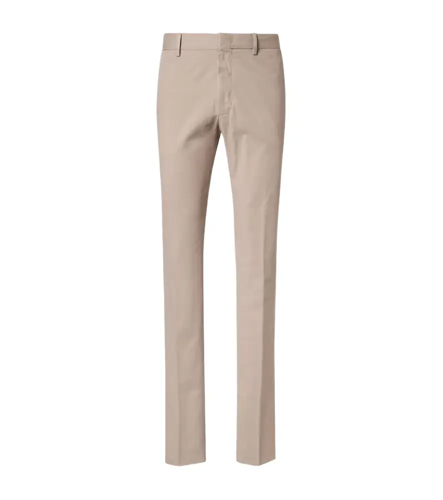 Zegna Cotton-blend straight pants