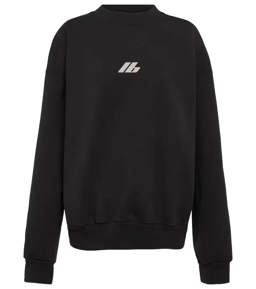 Balenciaga Crewneck cotton jersey sweatshirt
