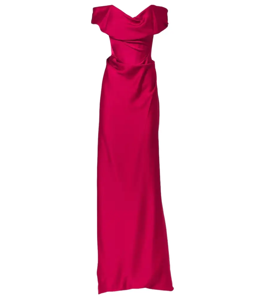 Vivienne Westwood Nova Cocotte satin corset gown