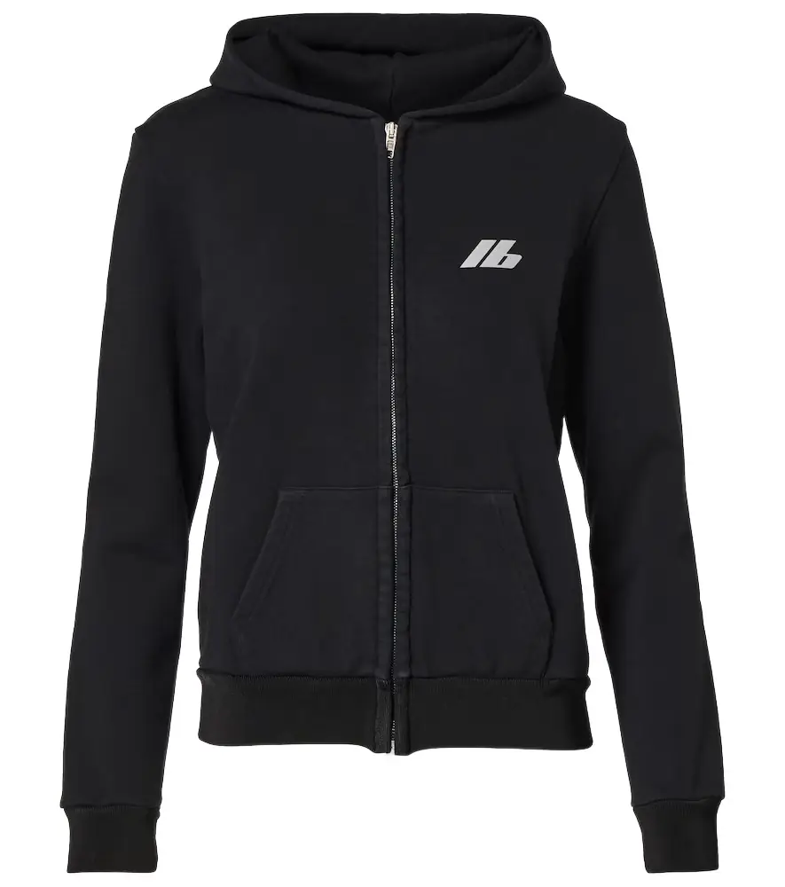 Balenciaga Cotton-blend jersey hoodie