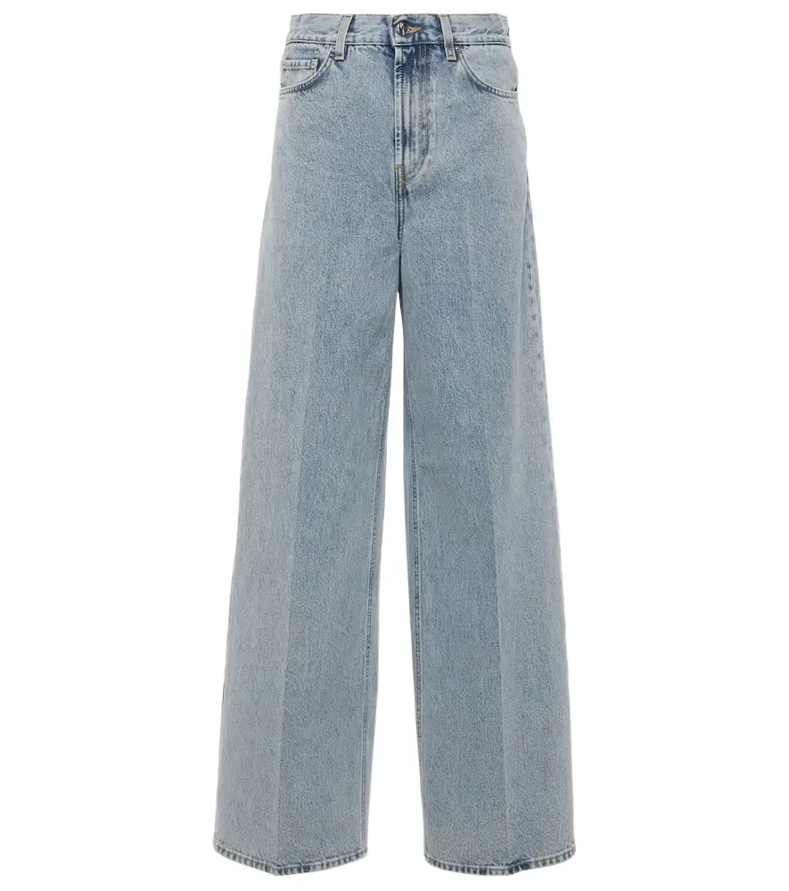 Toteme High-rise wide-leg jeans