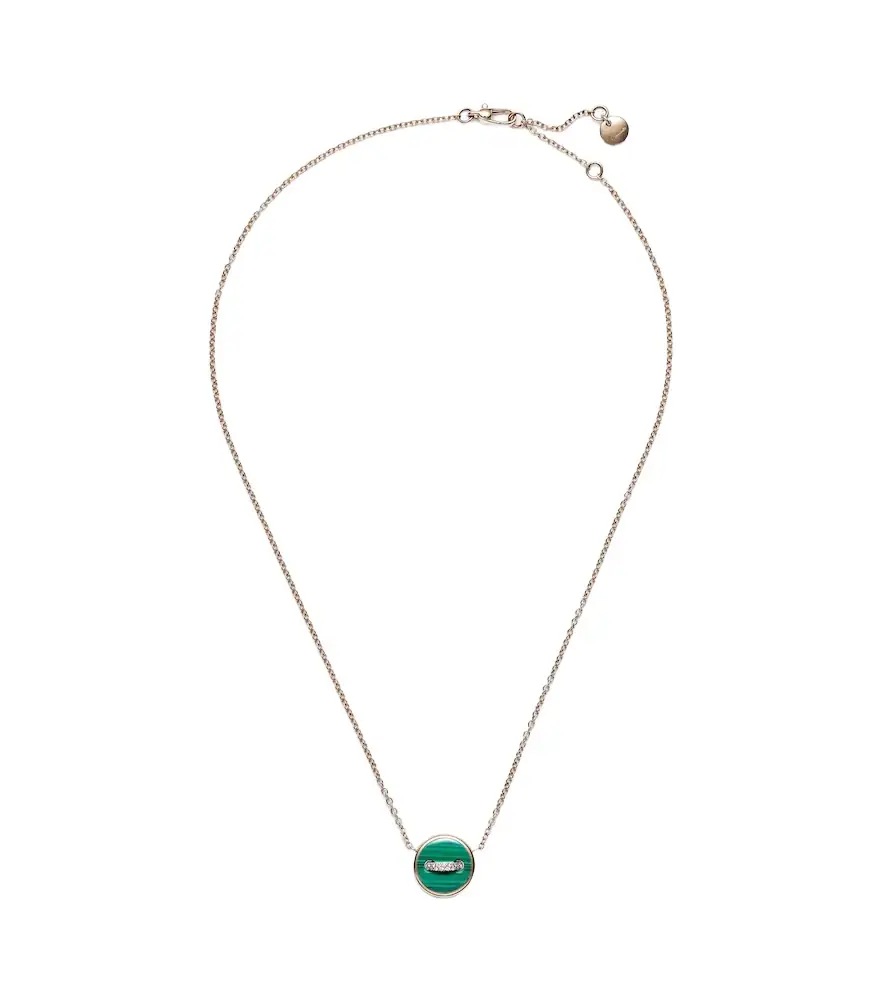 Pomellato Pom Pom Dot 18kt rose gold pendant necklace with gemstones