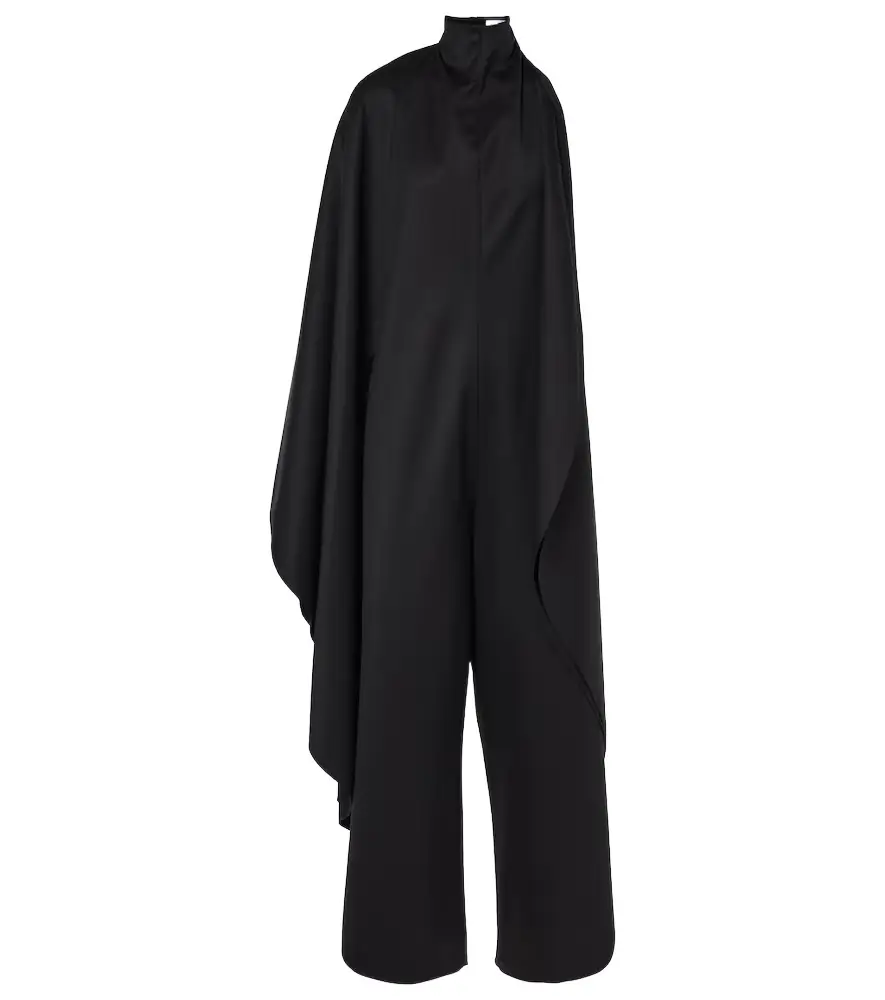 Alaia Alaïa Open-back wool grain de poudre jumpsuit