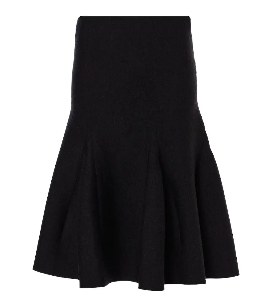 Alaia Alaïa Wool-blend midi skirt
