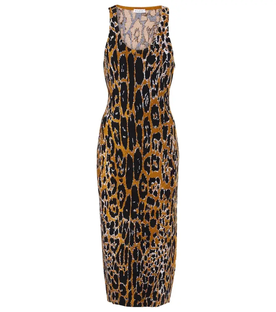 Alaia Alaïa Jacquard midi dress
