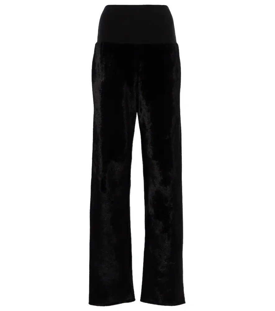 Alaia Alaïa Velvet straight pants