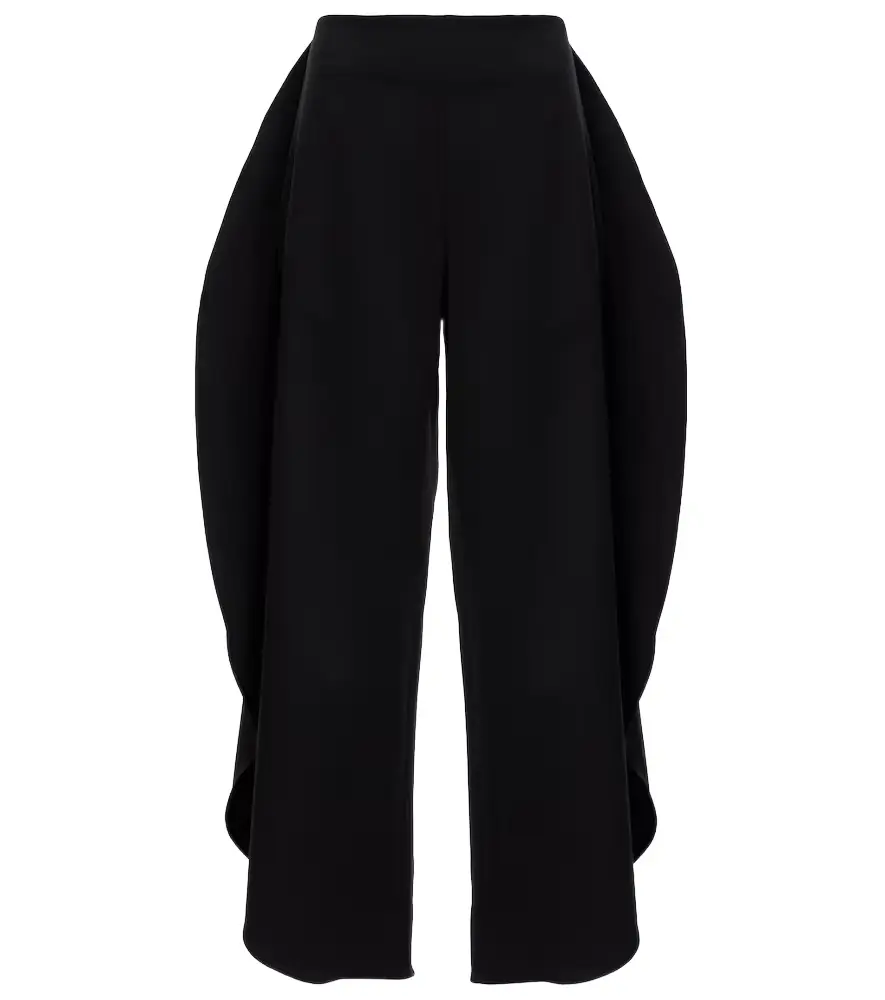 Alaia Alaïa Wool grain de poudre balloon pants