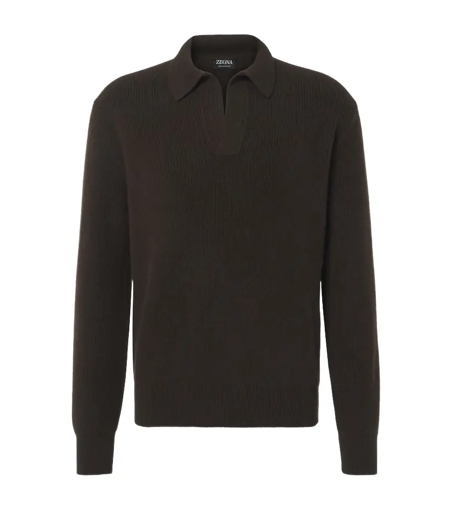 Zegna Cashmere polo sweater