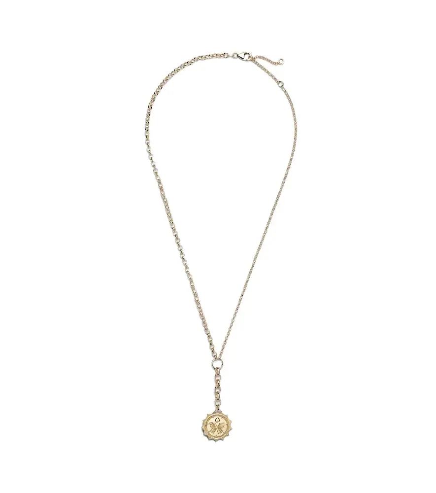 FoundRae Reverie 18kt gold chain necklace with diamonds