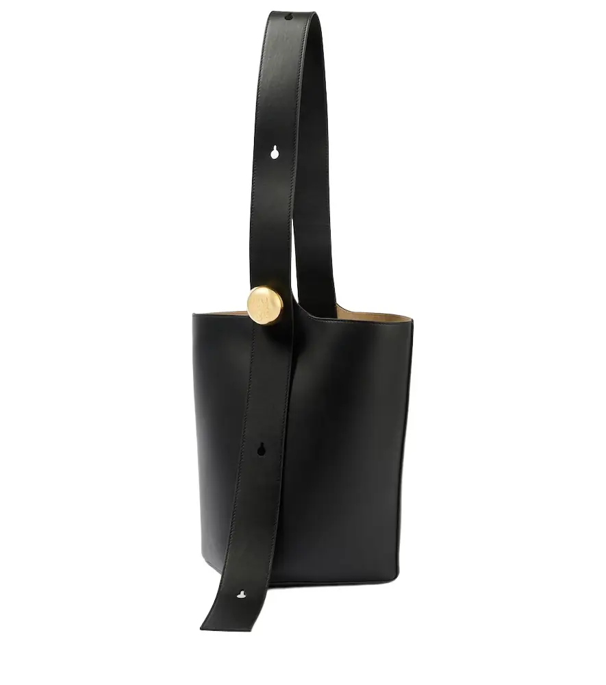 Loewe Pebble Medium leather bucket bag