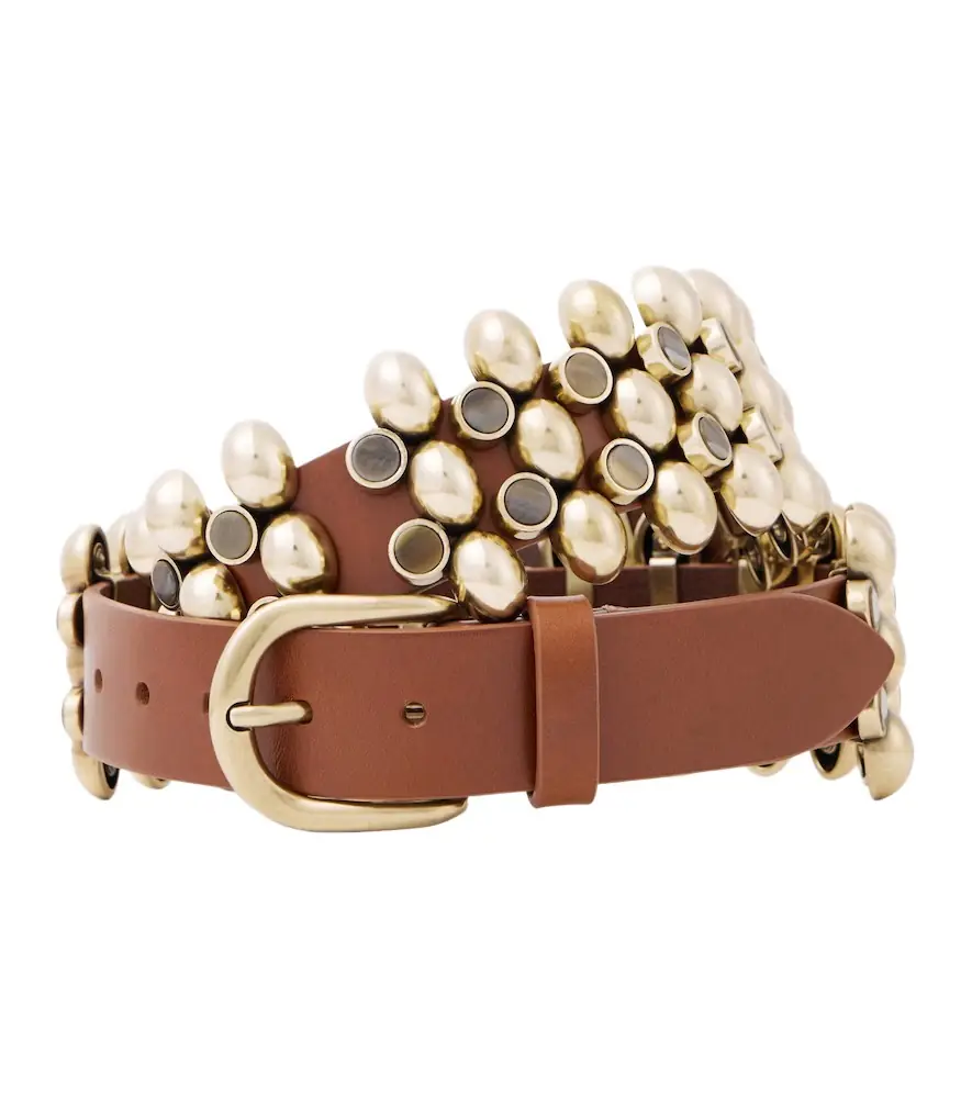 Isabel Marant Varana embellished leather belt