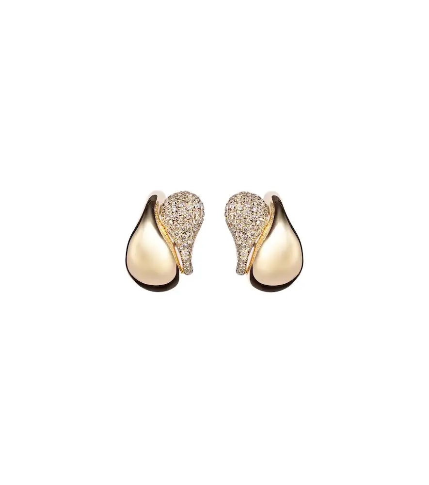 Shay Jewelry 18kt gold earrings with diamonds