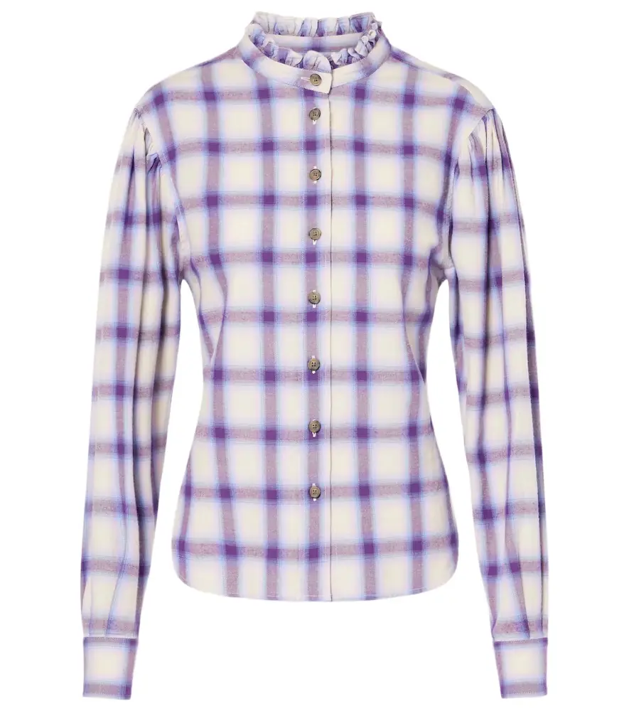 Marant Etoile Checked cotton shirt