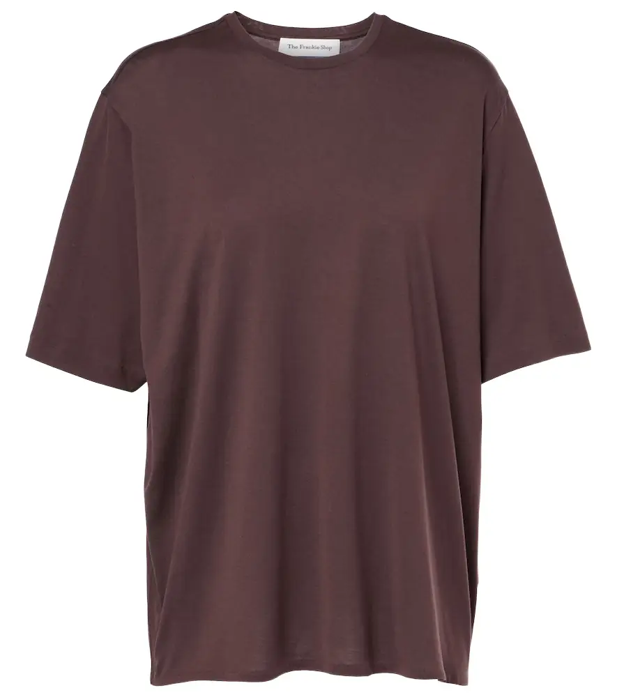 The Frankie Shop Harper cotton jersey T-shirt
