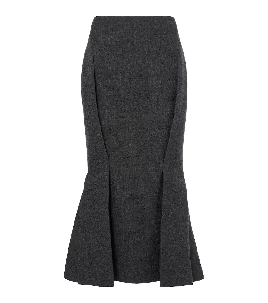 Prada Wool midi skirt