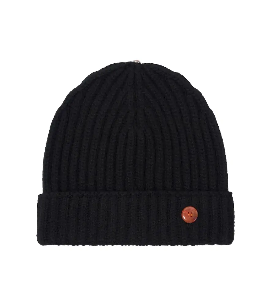 God's True Cashmere Molly Hogan ribbed-knit cashmere beanie