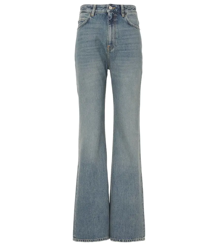 Balenciaga Mid-rise flared jeans