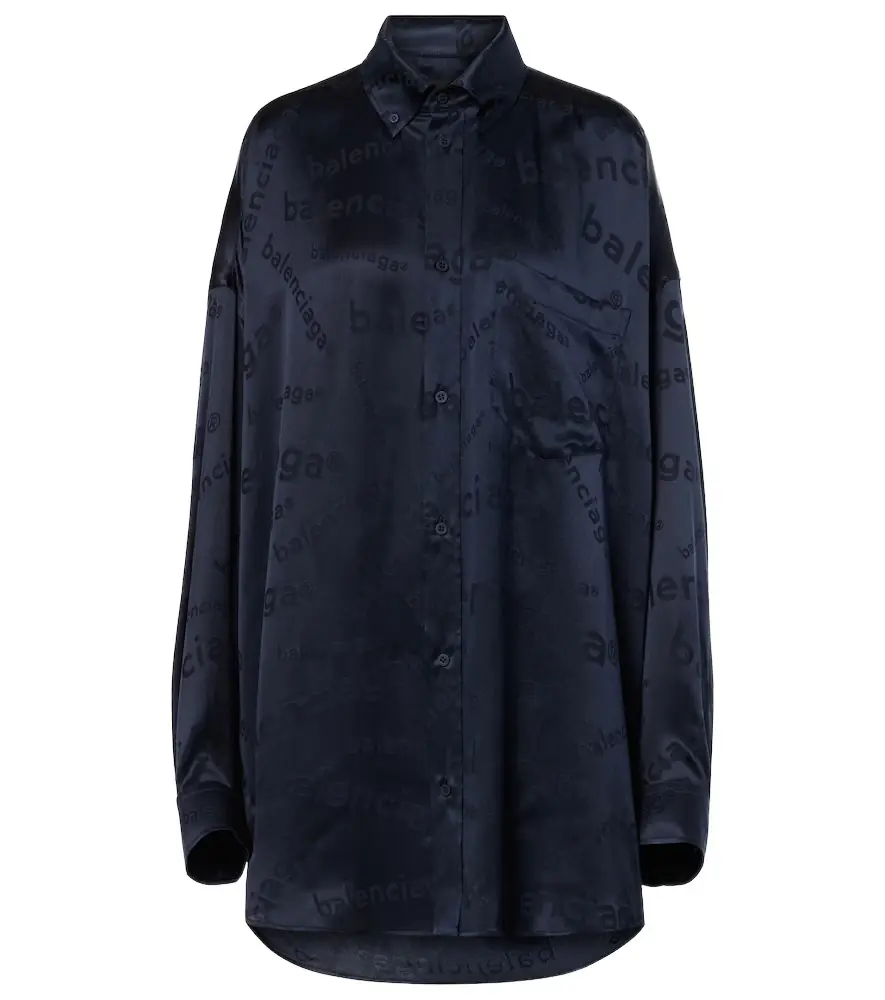 Balenciaga Cocoon silk shirt