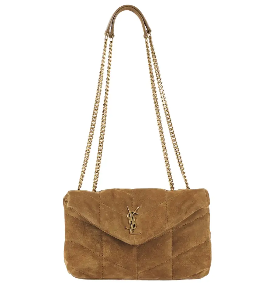 Saint Laurent Loulou Toy suede shoulder bag