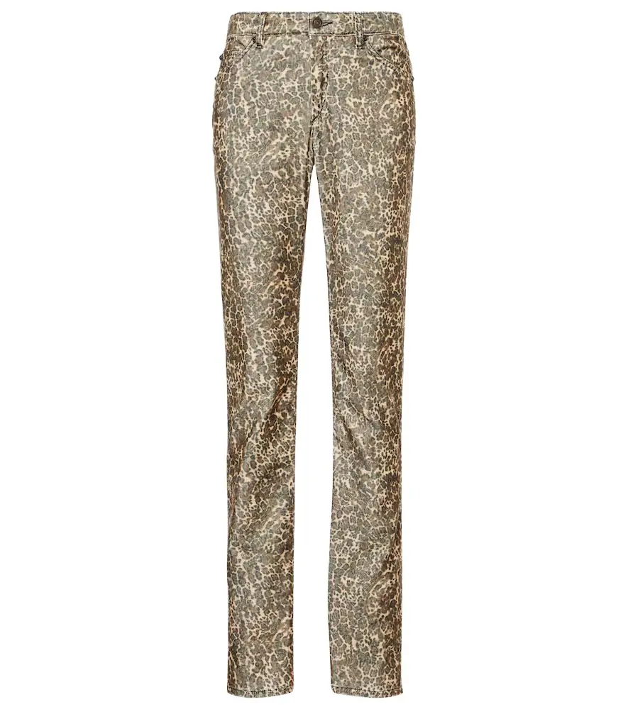 Isabel Marant Ferni cotton corduroy straight pants