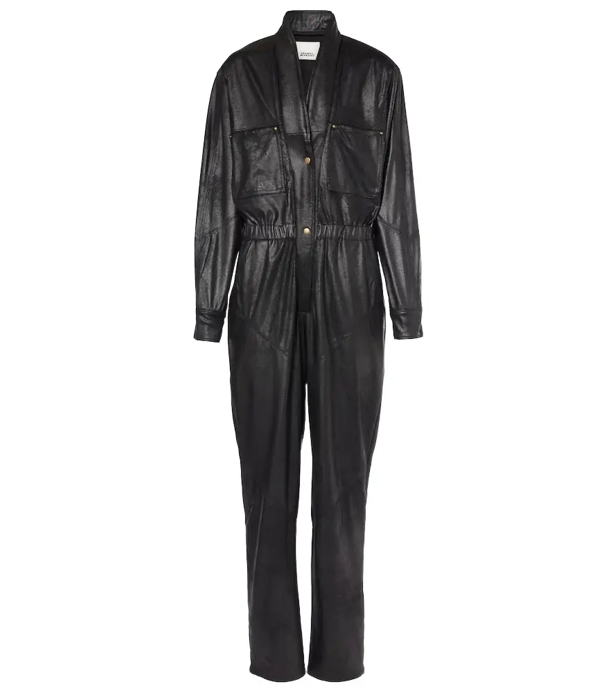 Isabel Marant Faux leather jumpsuit