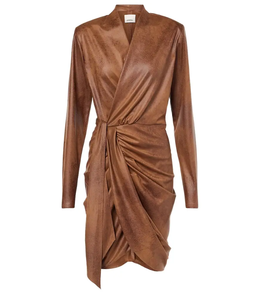 Isabel Marant Aleora draped wrap dress